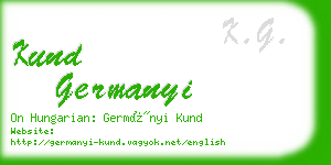kund germanyi business card